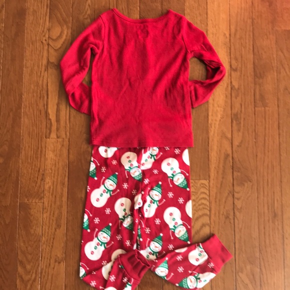 ⛄️ Gymboree Snowman Pajamas Size 3 ⛄️ - Picture 5 of 7